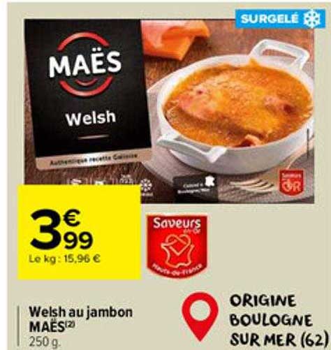 welsh au jambon maës
