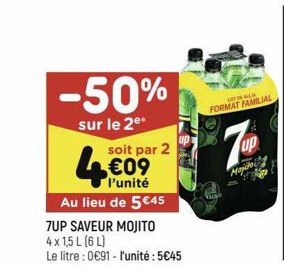 7up Saveur Mojito