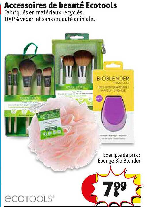 accessoires de beauté ecotools