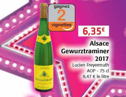 alsace gewurztraminer 2017 lucien freyermuth aop
