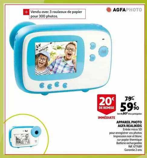 appareil photo agfa realikids