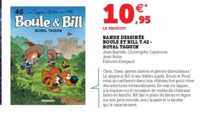 bande dessinée boule et bill t. 42 - royal taquin