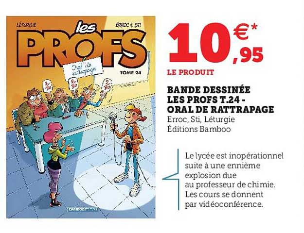 bande déssinée les profs t.24 - oral de rattrapage