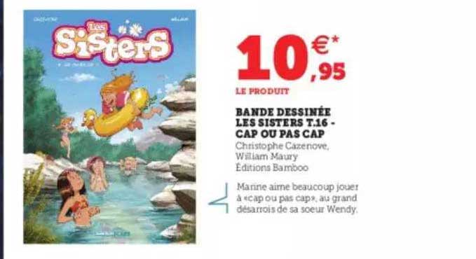 bande dessinée les sisters t. 16 - cap ou pas cap
