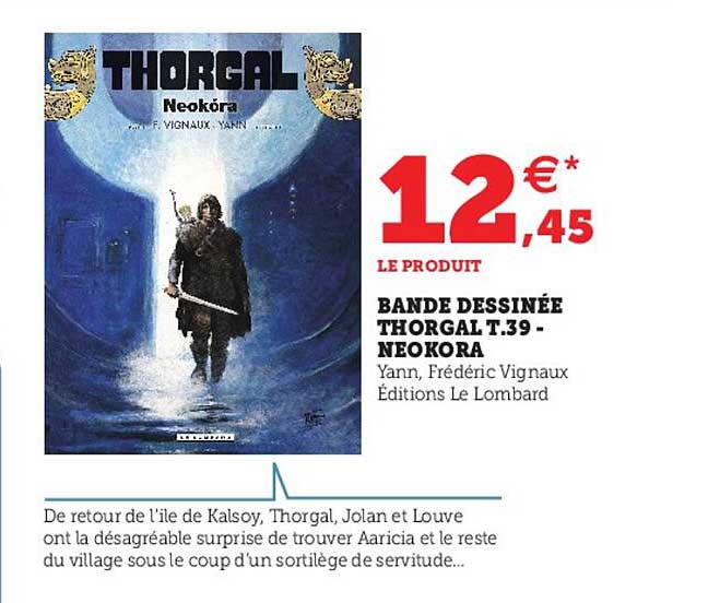 bande dessinée thorgal t. 39 - neokora