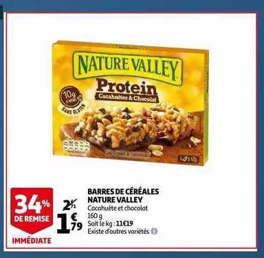 barres de céréales nature valley