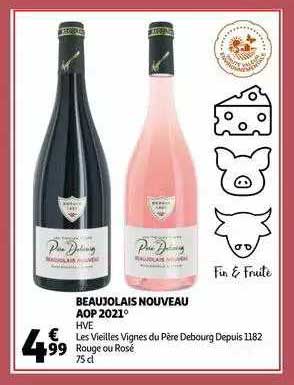 beaujolais nouveau aop 2021 hve les vieilles vignes du père debourg depuis 1182
