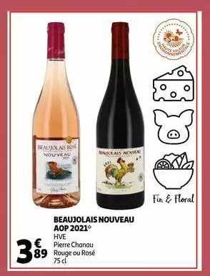 beaujolais nouveau aop 2021 hve pierre chanau