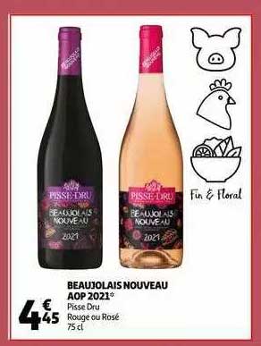 beaujolais nouveau aop 2021 pisse dru