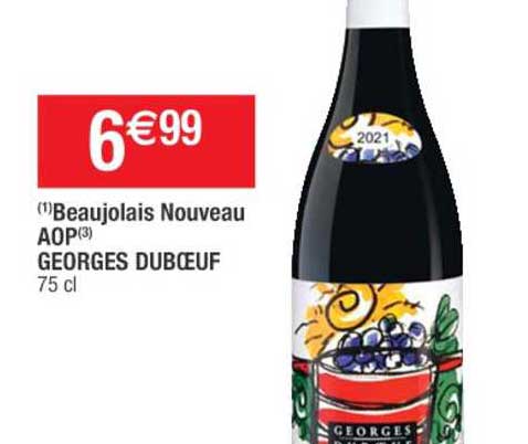 beaujolais nouveau aop georges duboeuf
