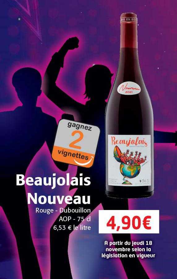 beaujolais nouveau rouge - dubouillon