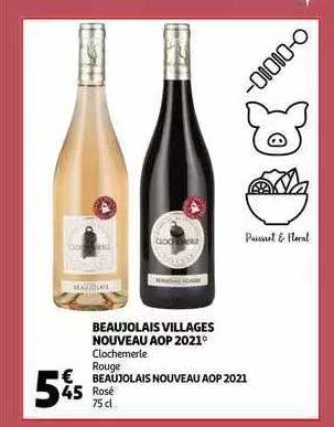 beaujolais villages nouveau aop 2021 clochemerle rouge beaujolais nouveau aop 2021
