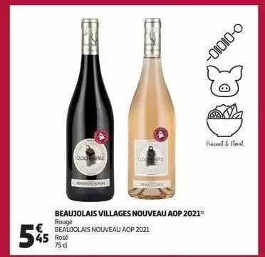 beaujolais villages nouveau aop 2021