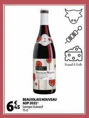 Beaujolais Nouveau Aop 2021 Georges Duboeuf