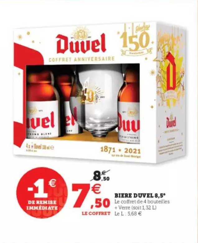 Bière Duvel 8,5°