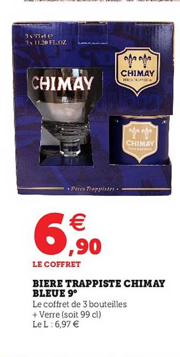 bière trappiste chimay bleue 9°