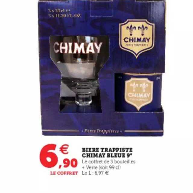bière trappiste chimay bleue 9°