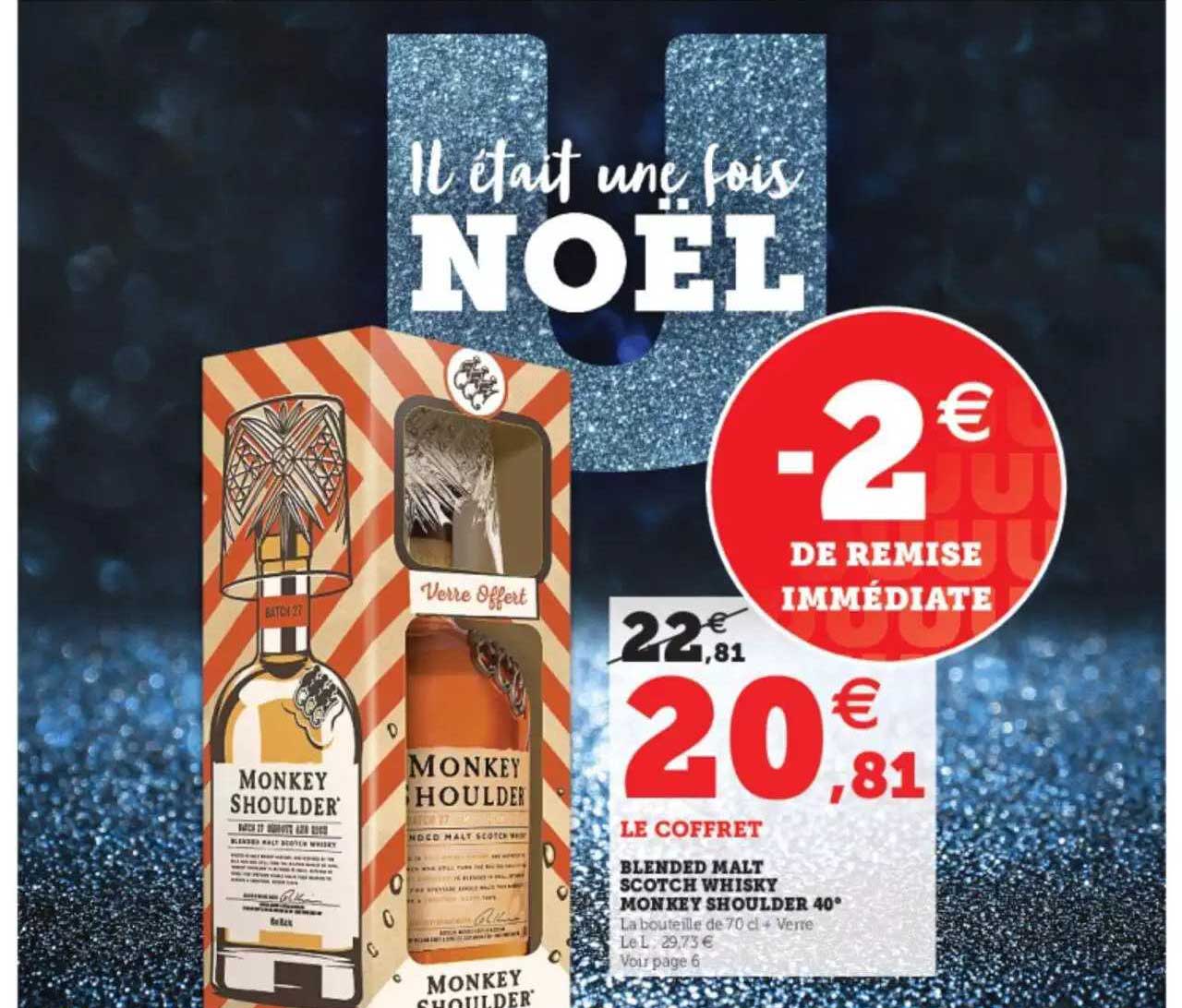 blended malt scotch whisky monney shoulder 40°