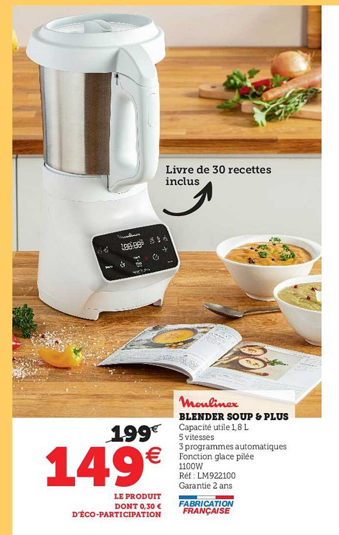 blender soup & plus moulinex