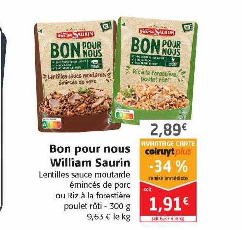 bon pour nous william saurin