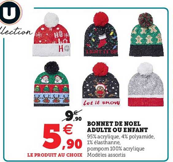 Bonnet De Noel Adulte Ou Enfant