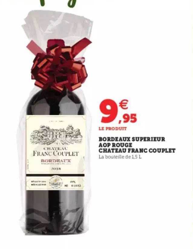 Bordeaux Supérieur Aop Rouge Château Franc Couplet