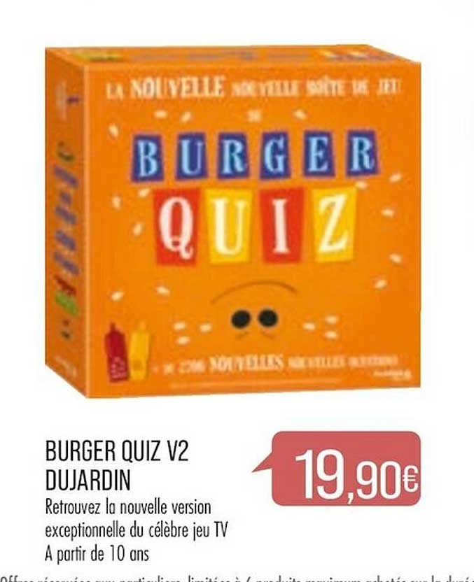 Burger Quiz V2 Dujardin