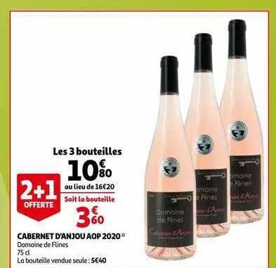 cabernet d'anjou aop 2020 domaine de flines