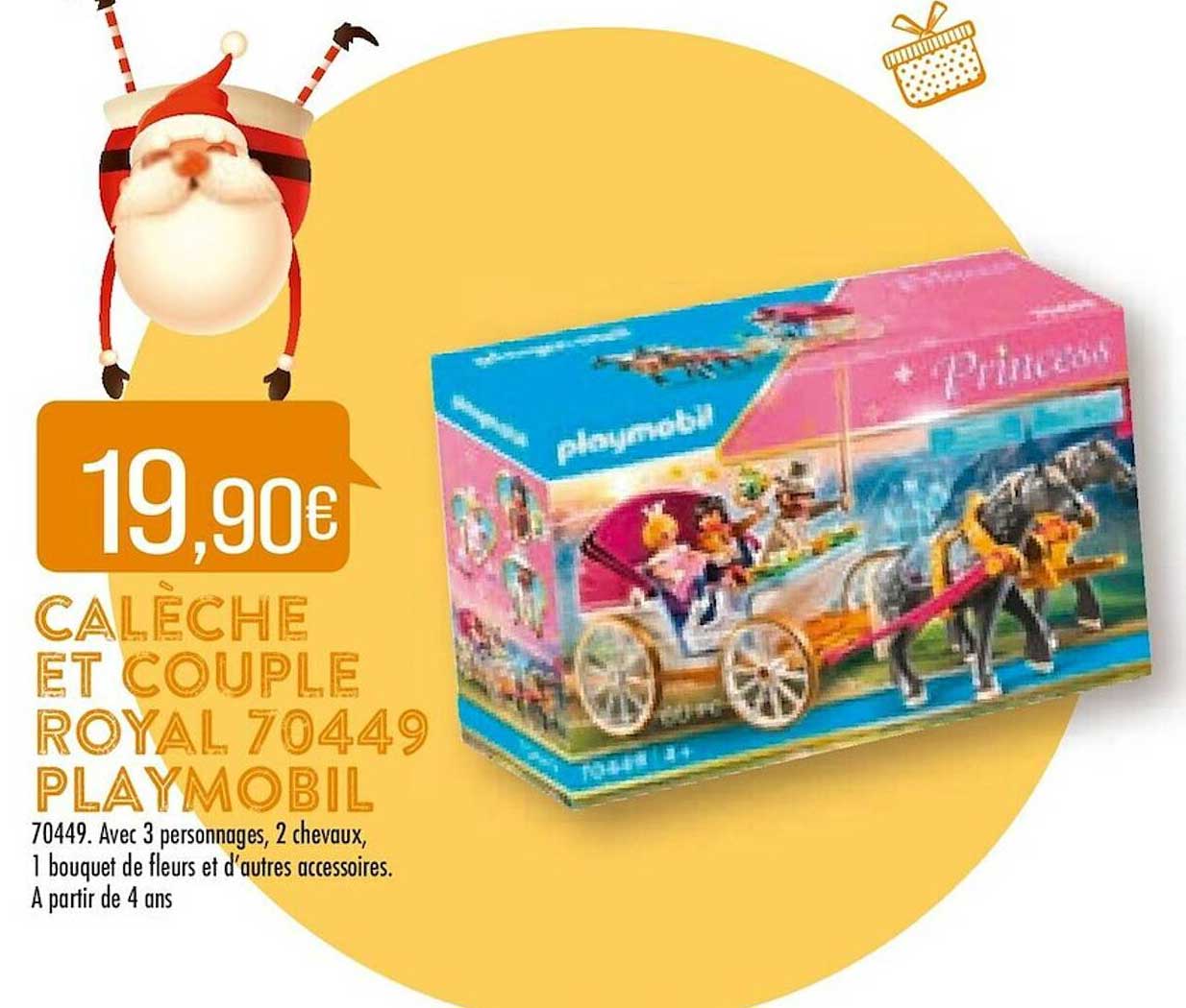 calèche et couple royal 70449 playmobil