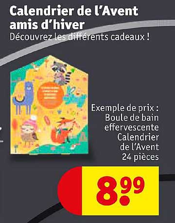 Calendrier De L'avent Amis D'hiver