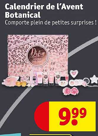 calendrier de l'avent botanical