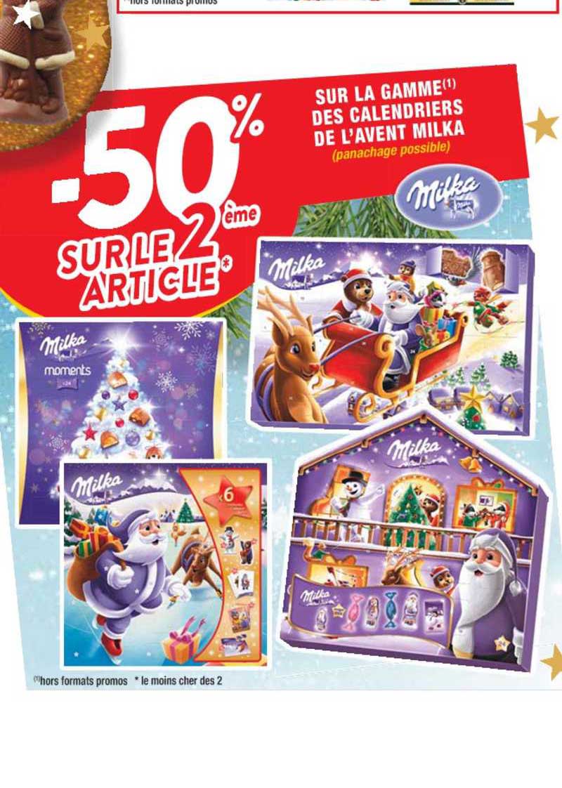 calendrier de l'avent milka