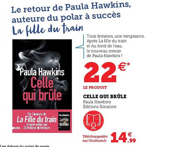 celle qui brûle - paula hawkins
