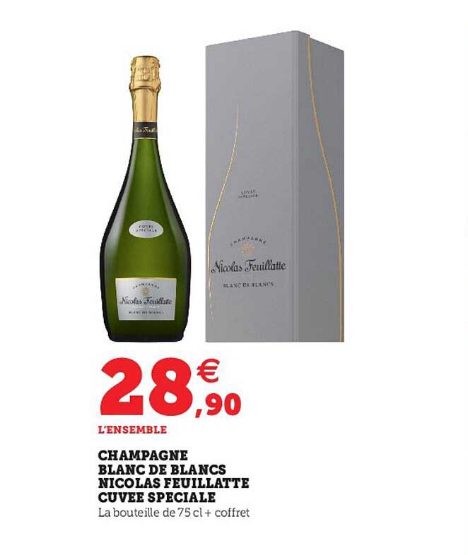 champagne blanc de blancs nicolas feuillatte cuvée spéciale