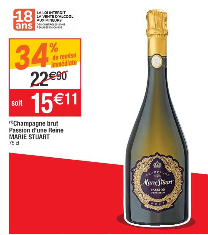 champagne brut passion d'une reine marie stuart