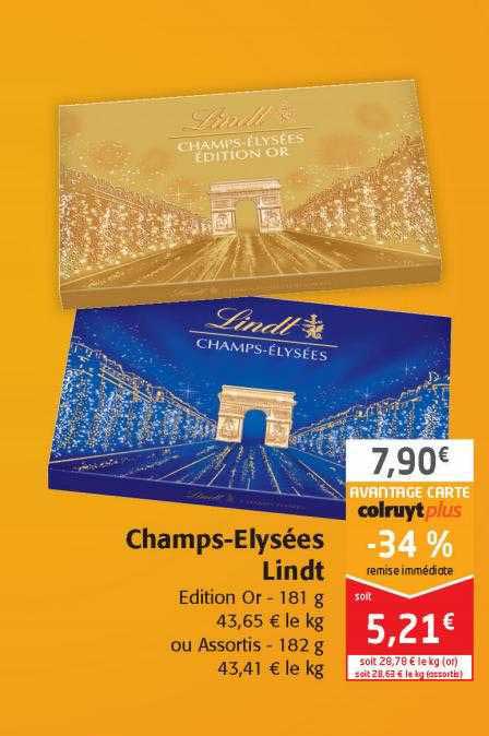 champs-élysées lindt