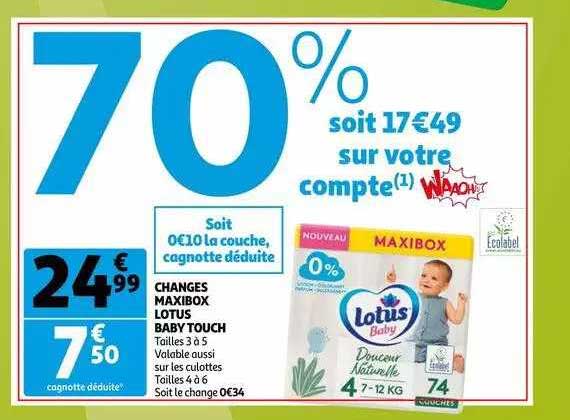 changes maxibox lotus baby touch