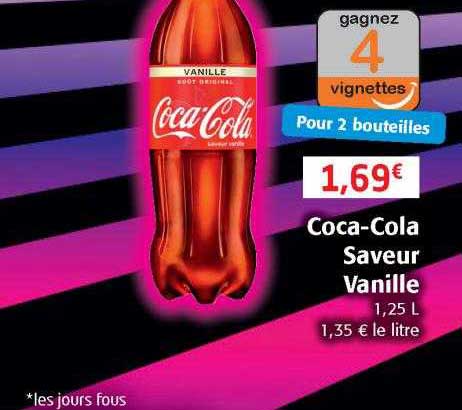 coca-cola saveur vanille