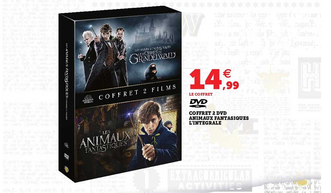 coffret 2 dvd animaux fantasiques l'integrale