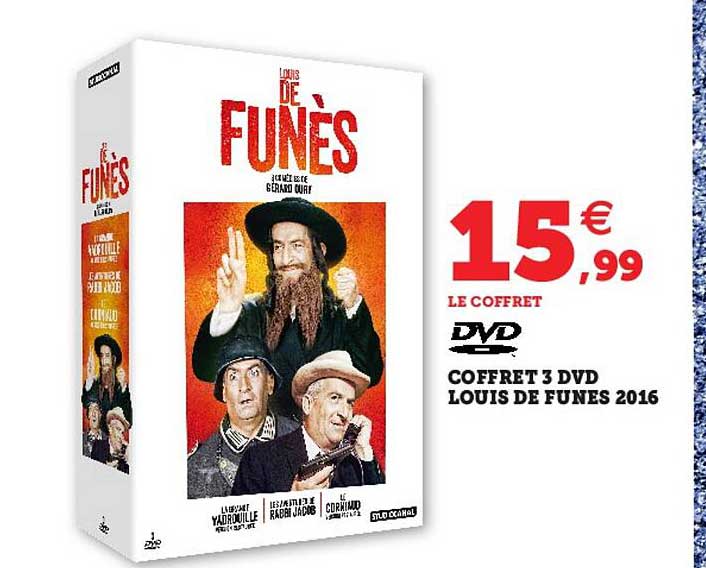 coffret 3 dvd louis de funes 2016