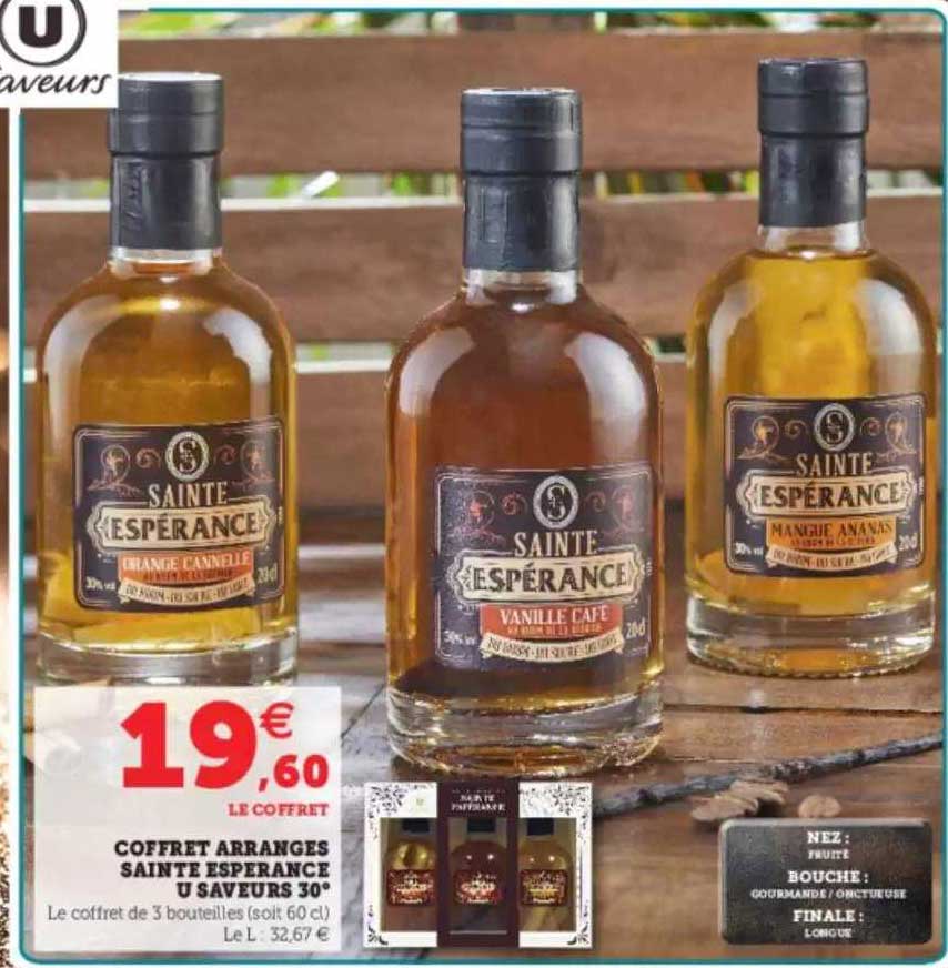 coffret arrangés sainte espérance u saveurs 30°