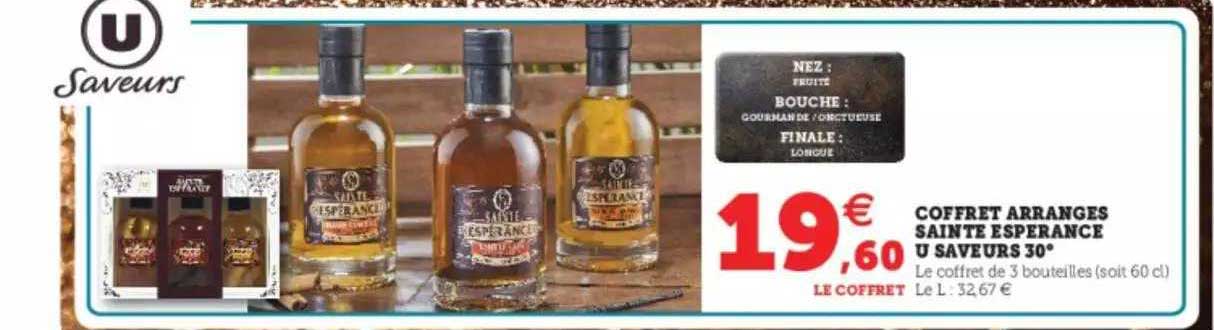 coffret arrangés sainte espérance u saveurs 30°