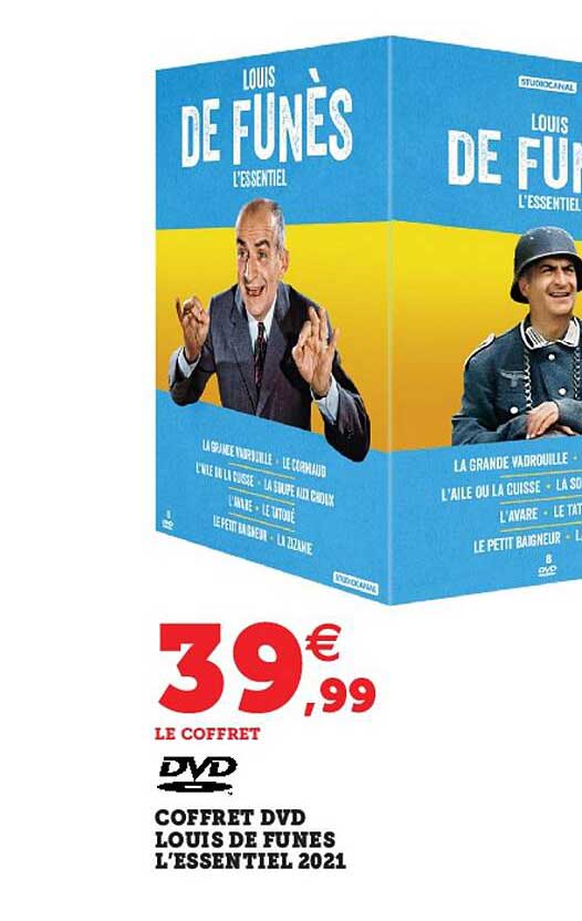 coffret dvd louis de funes l'essentiel 2021