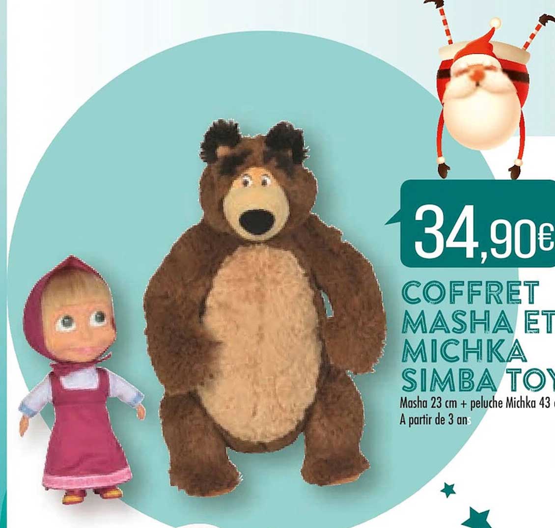 coffret masha et michka simba toy