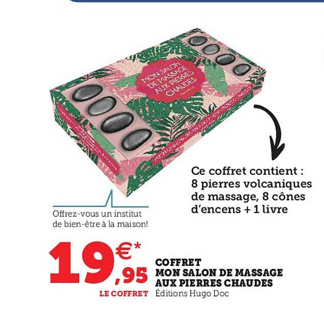 Coffret Mon Salon De Massage Aux Pierres Chaudes