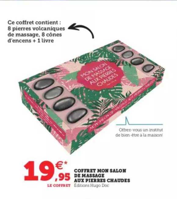 Coffret Mon Salon De Massage Aux Pierres Chaudes