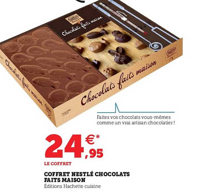 coffret nestlé chocolats faits maison