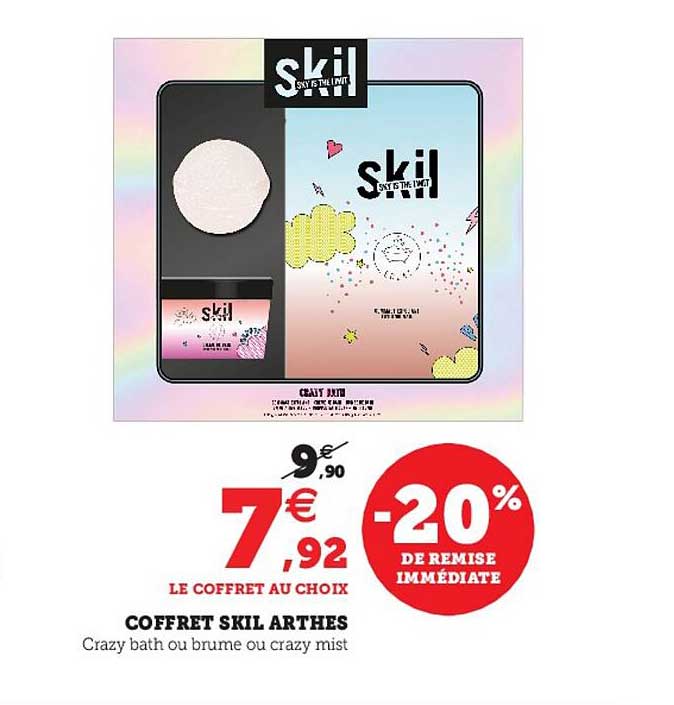 coffret skil arthes -20% de remise immédiate