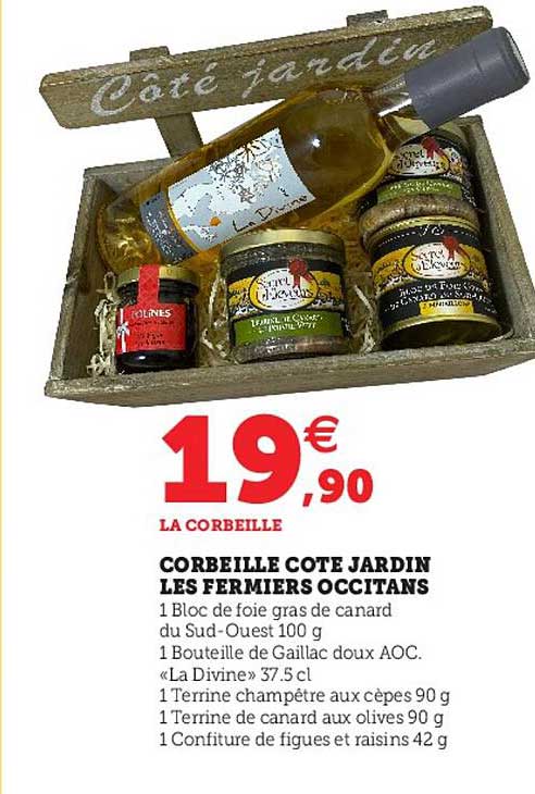 corbeille côté jardin les fermiers occitans