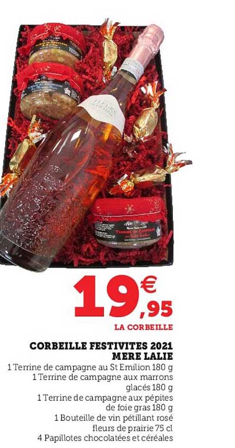 corbeille festivités 2021 mère lalie